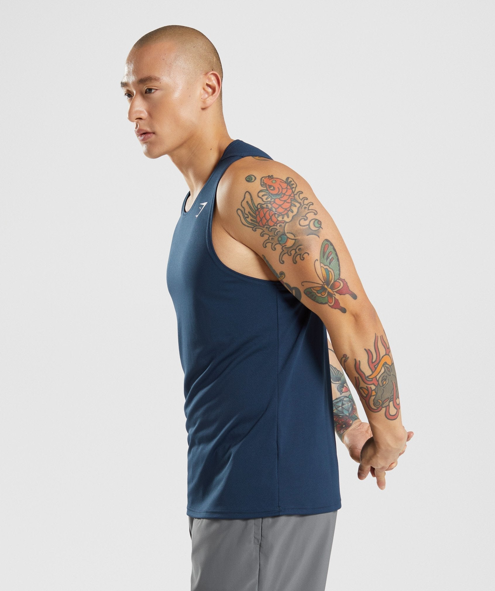 Gymshark Arrival Tank Navy
