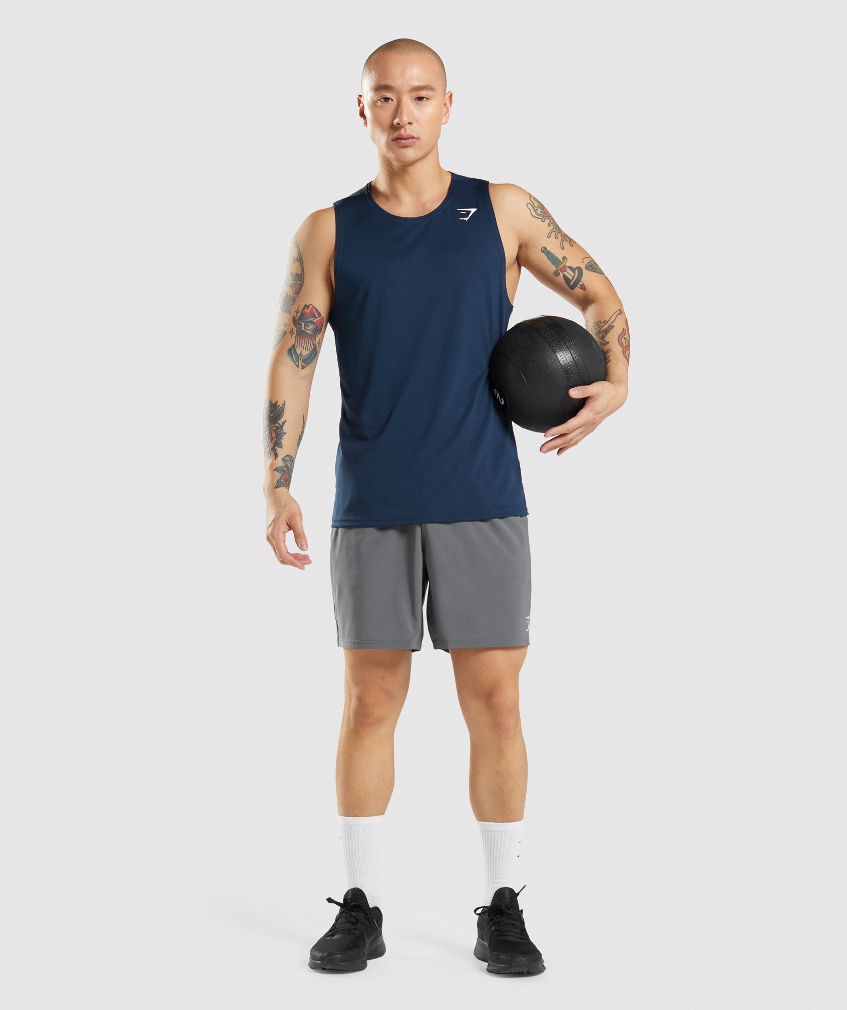 Gymshark Arrival Tank Navy