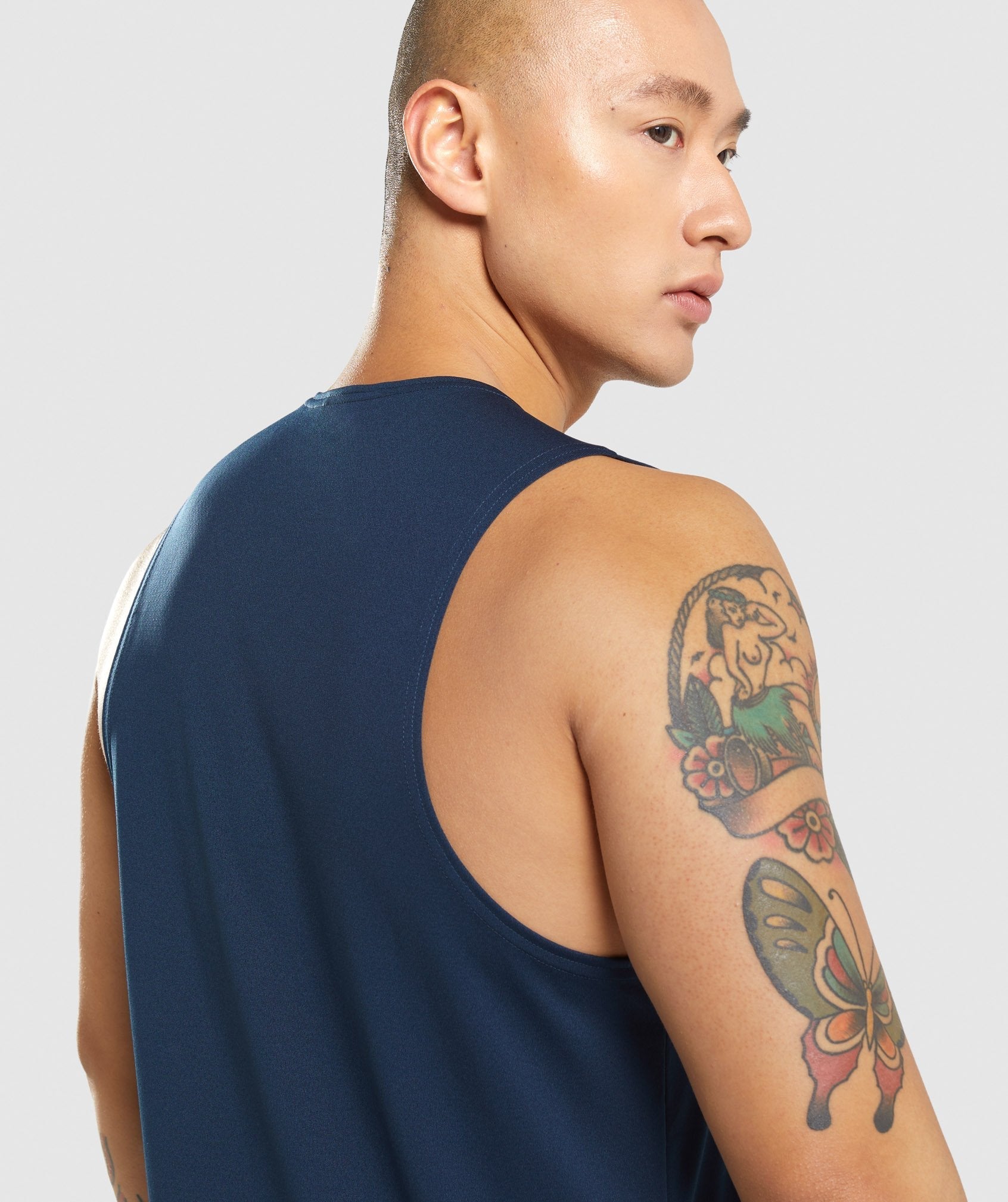 Gymshark Arrival Tank Navy