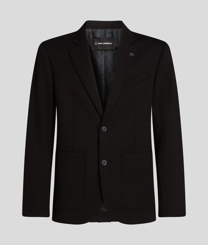 Karl Lagerfeld Tailored Punto Jacket Black
