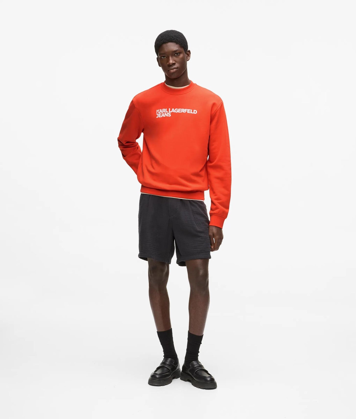 Karl Lagerfeld Logo Sweatshirt Grenadine