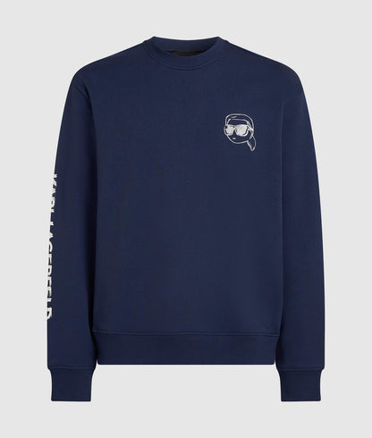 Karl Lagerfeld Ikon Sweatshirt Medieval Blue