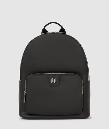KarlLagerfeld Kmonogram Leather Backpack Black