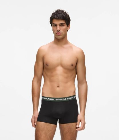 Karl Lagerfeld Logo Trunks – 3-Pack Forest-Dill-Medieval