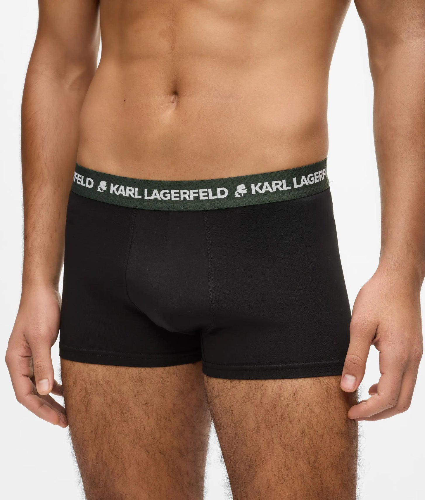 Karl Lagerfeld Logo Trunks – 3-Pack Forest-Dill-Medieval