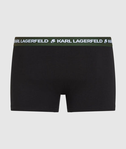 Karl Lagerfeld Logo Trunks – 3-Pack Forest-Dill-Medieval