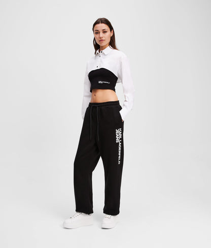 Karl Lagerfeld Slim-Fit Sweatpants Black