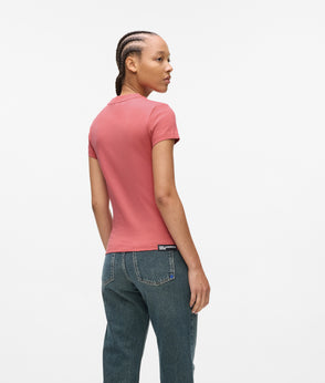 KarlLagerfeld Box Logo Crossbody Camera Bag Slate Rose