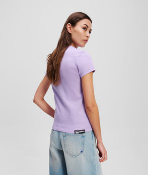 KarlLagerfeld Metal Logo Shoulder Bag Black