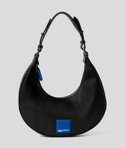 Small Half-Moon Shoulder Bag Black Black