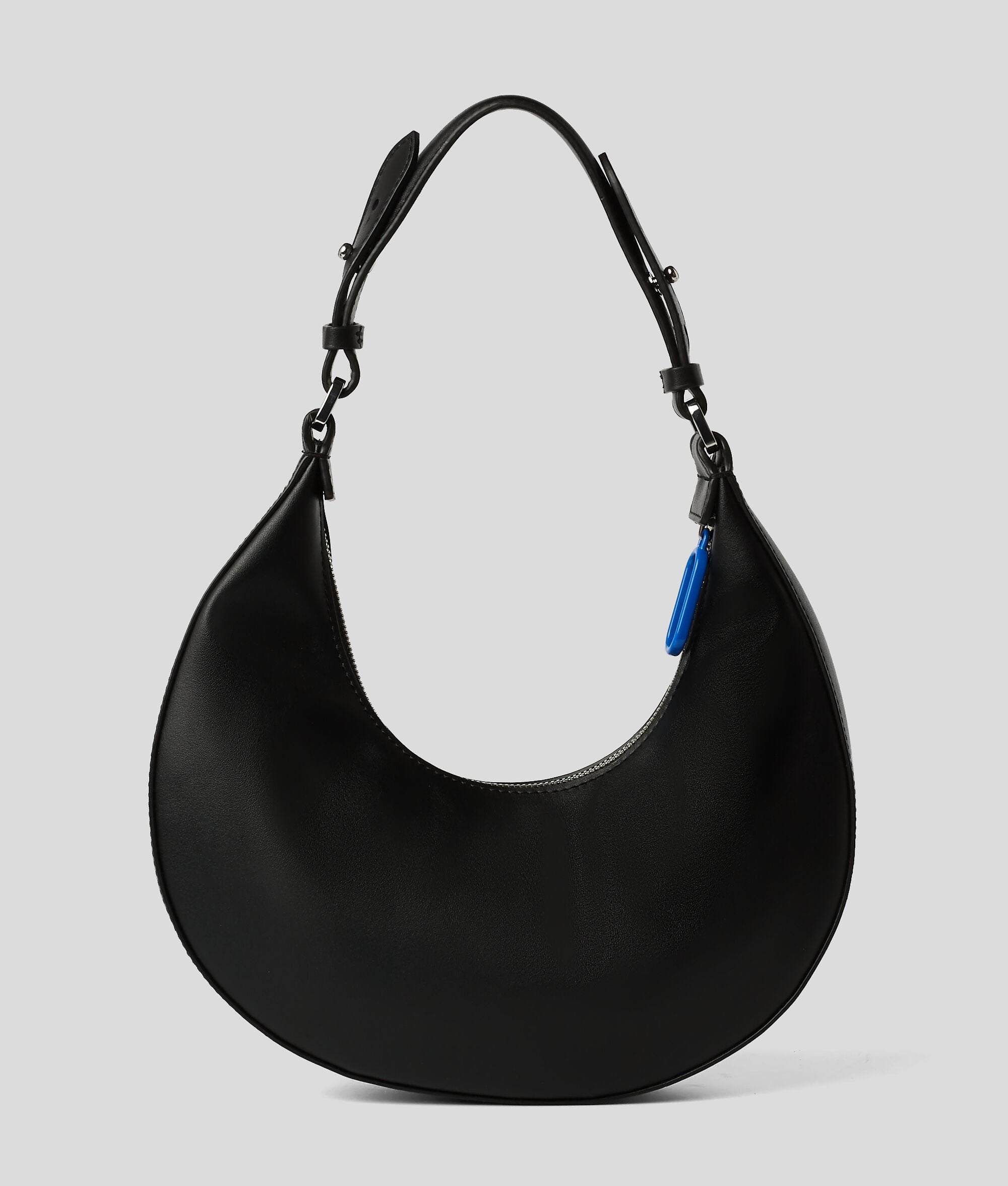 Small Half-Moon Shoulder Bag Black Black