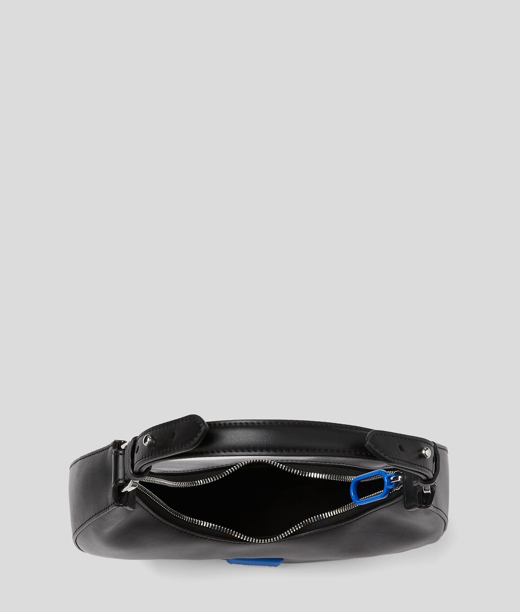 Small Half-Moon Shoulder Bag Black Black