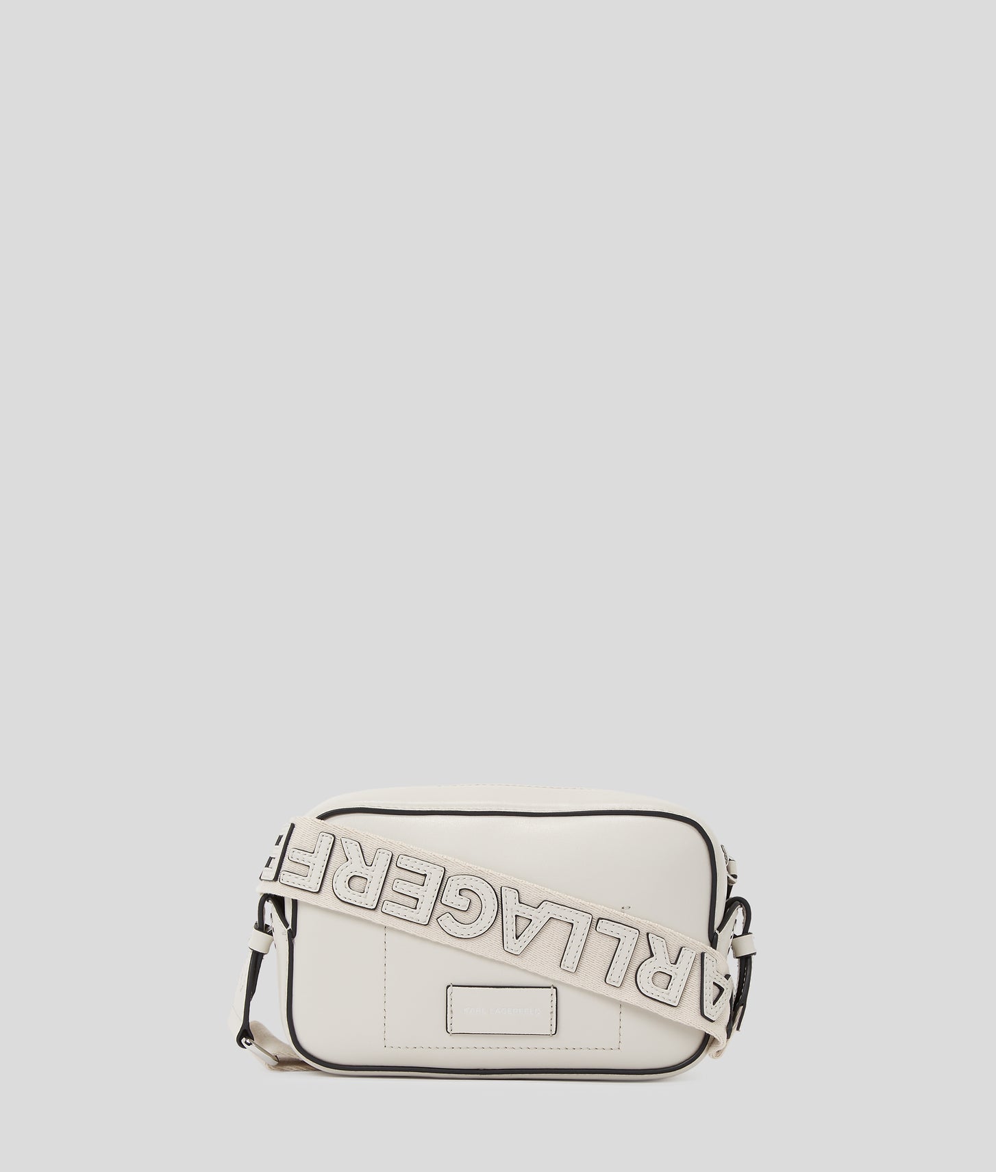 KarlLagerfeld Kcircle Perforated Crossbody Bag Cement