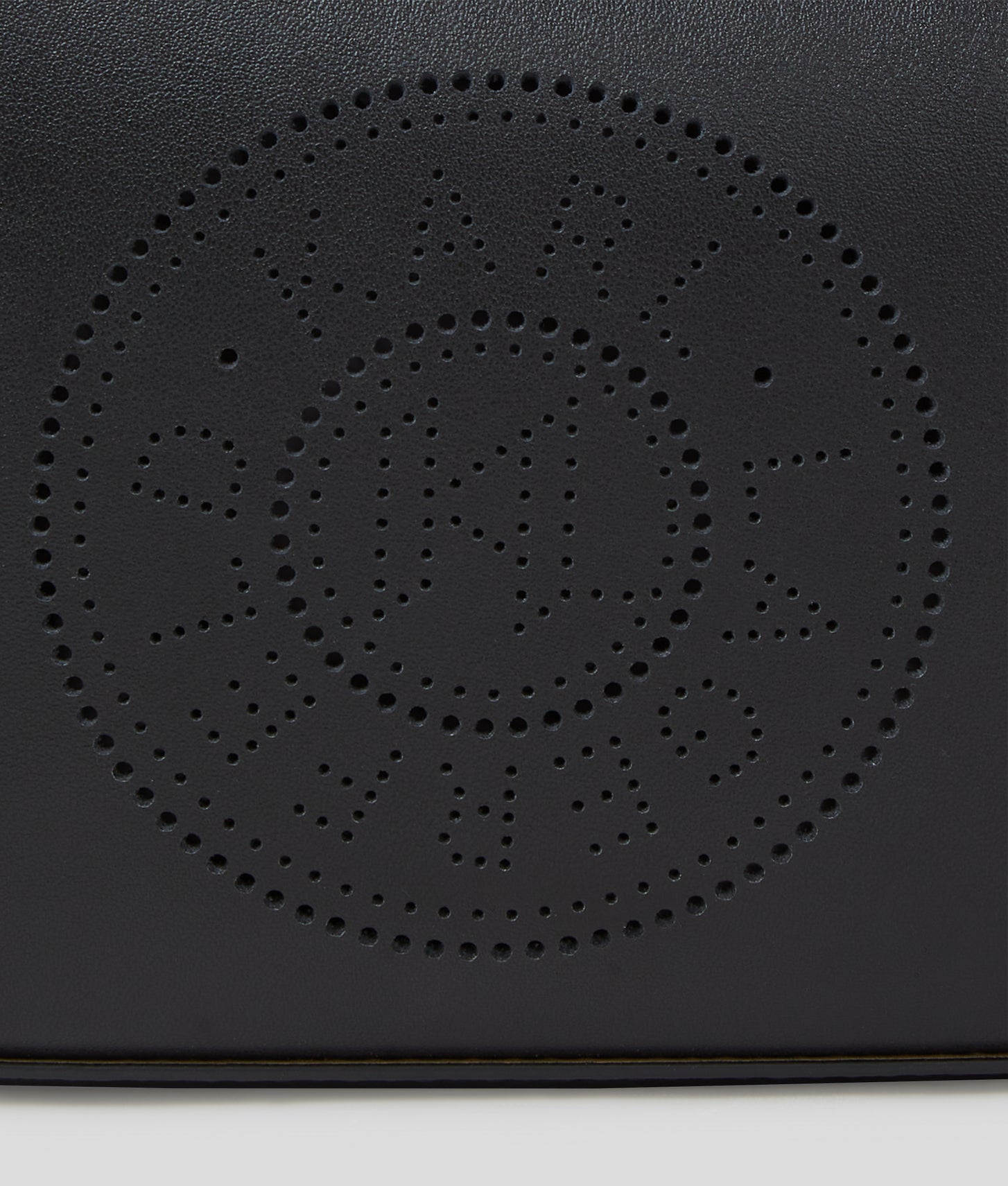 KarlLagerfeld Kcircle Perforated Crossbody Bag Black