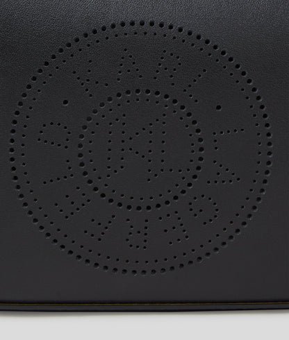 KarlLagerfeld Kcircle Perforated Crossbody Bag Black