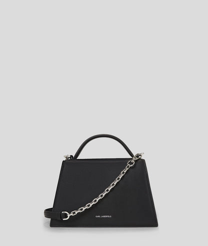 KarlLagerfeld Ksignature Medium Crossbody Bag Black-Nickel