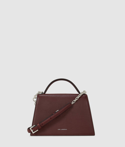KarlLagerfeld Ksignature Medium Crossbody Bag Windsor Wine