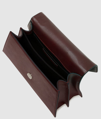 KarlLagerfeld Ksignature Medium Crossbody Bag Windsor Wine