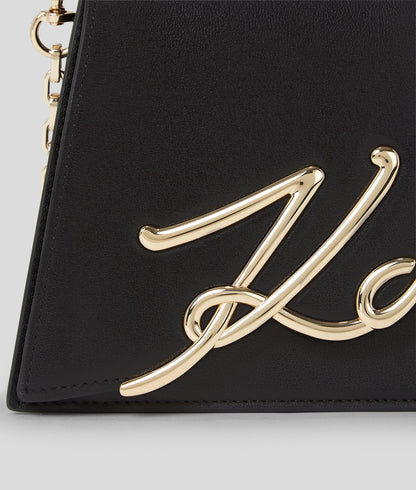 KarlLagerfeld Ksignature Medium Crossbody Bag Black/Gold