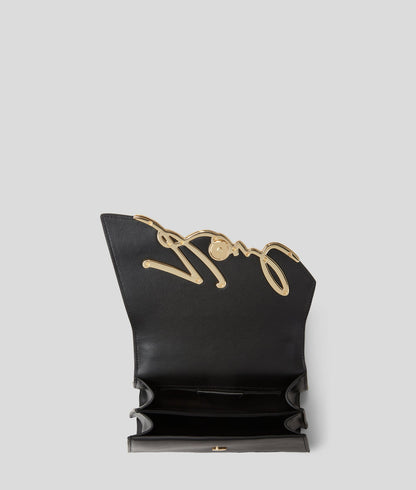 KarlLagerfeld Ksignature Medium Crossbody Bag Black/Gold