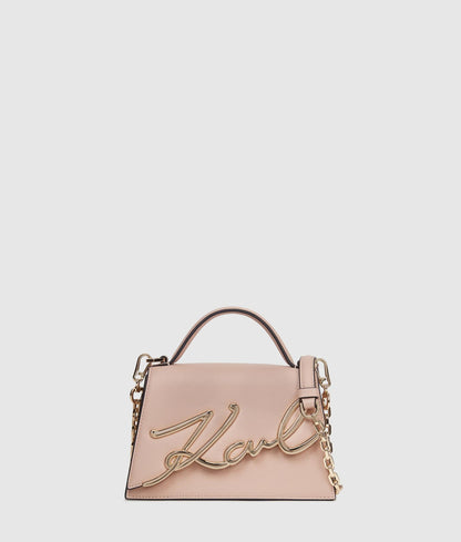 KarlLagerfeld Ksignature Small Crossbody Bag Pink