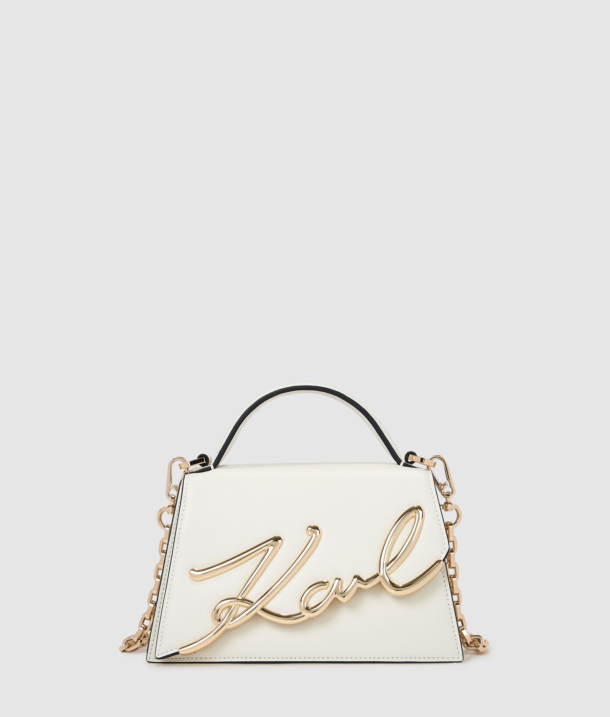 KarlLagerfeld Ksignature Small Crossbody Bag Off White