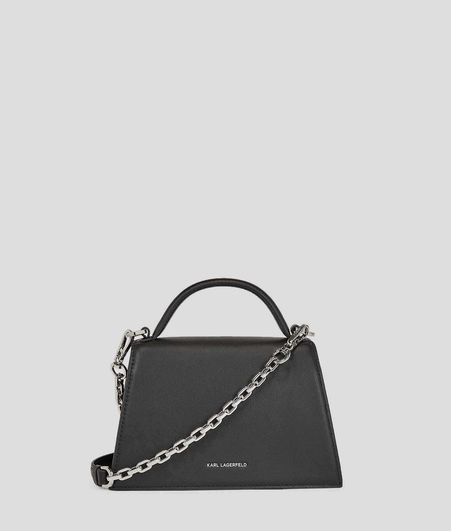 KarlLagerfeld Ksignature Small Crossbody Bag Black-Nickel