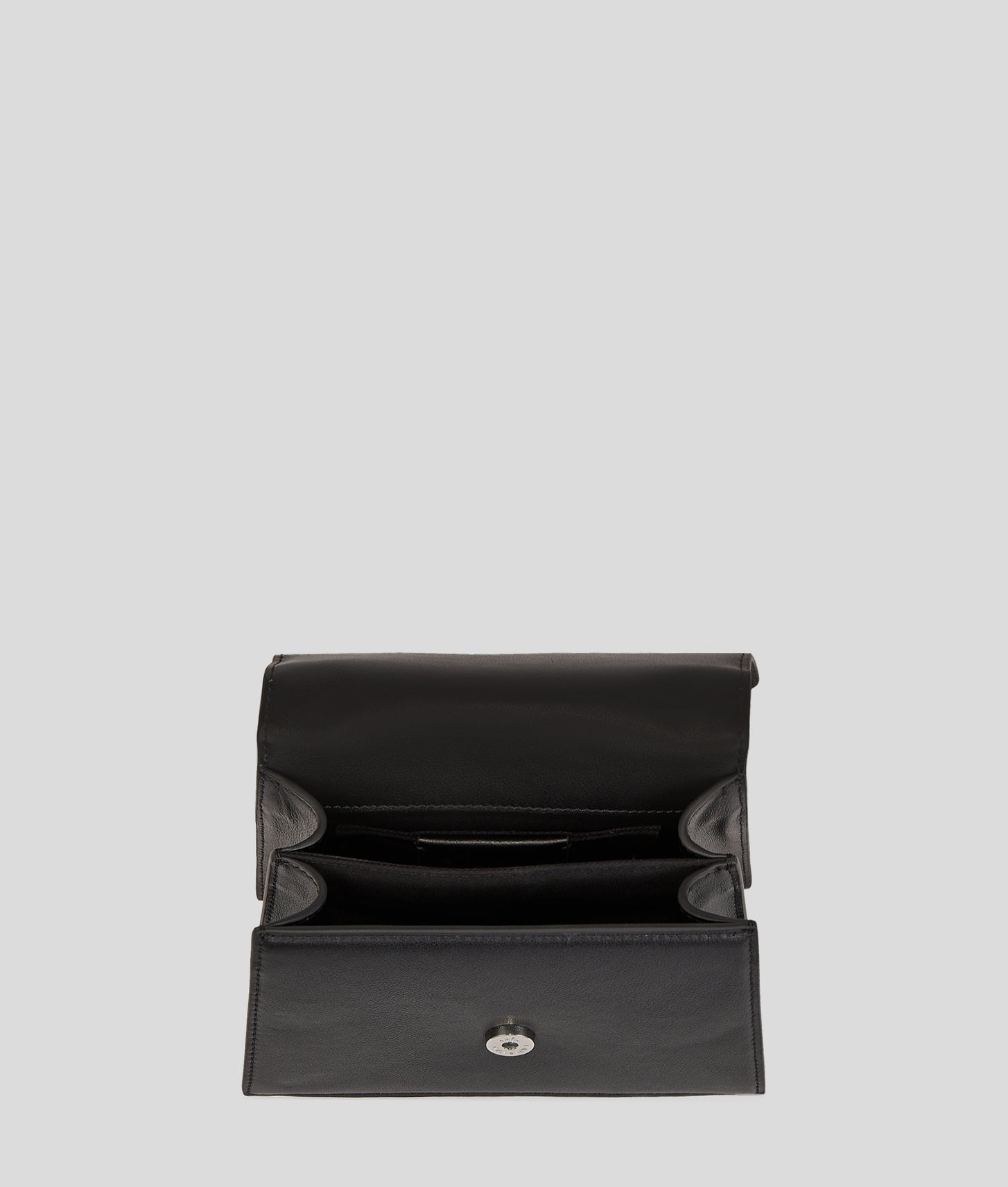 KarlLagerfeld Ksignature Small Crossbody Bag Black-Nickel