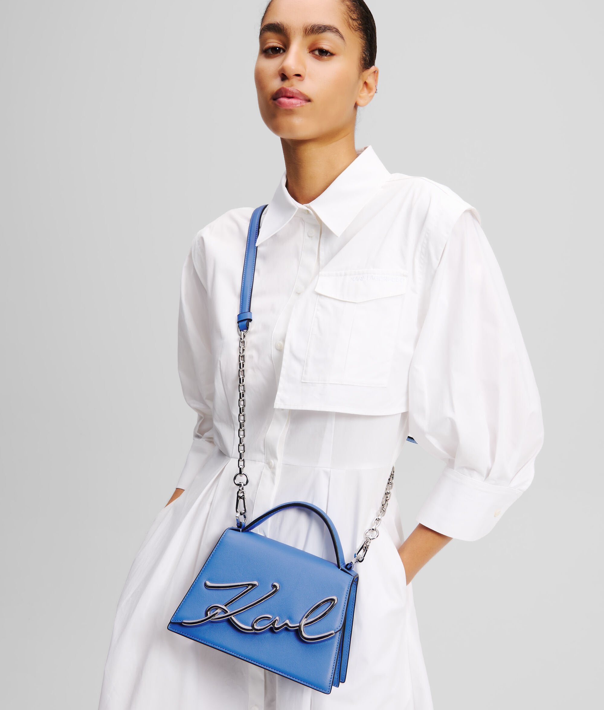 K/Signature Small Crossbody Bag Ultramarine Ultramarine