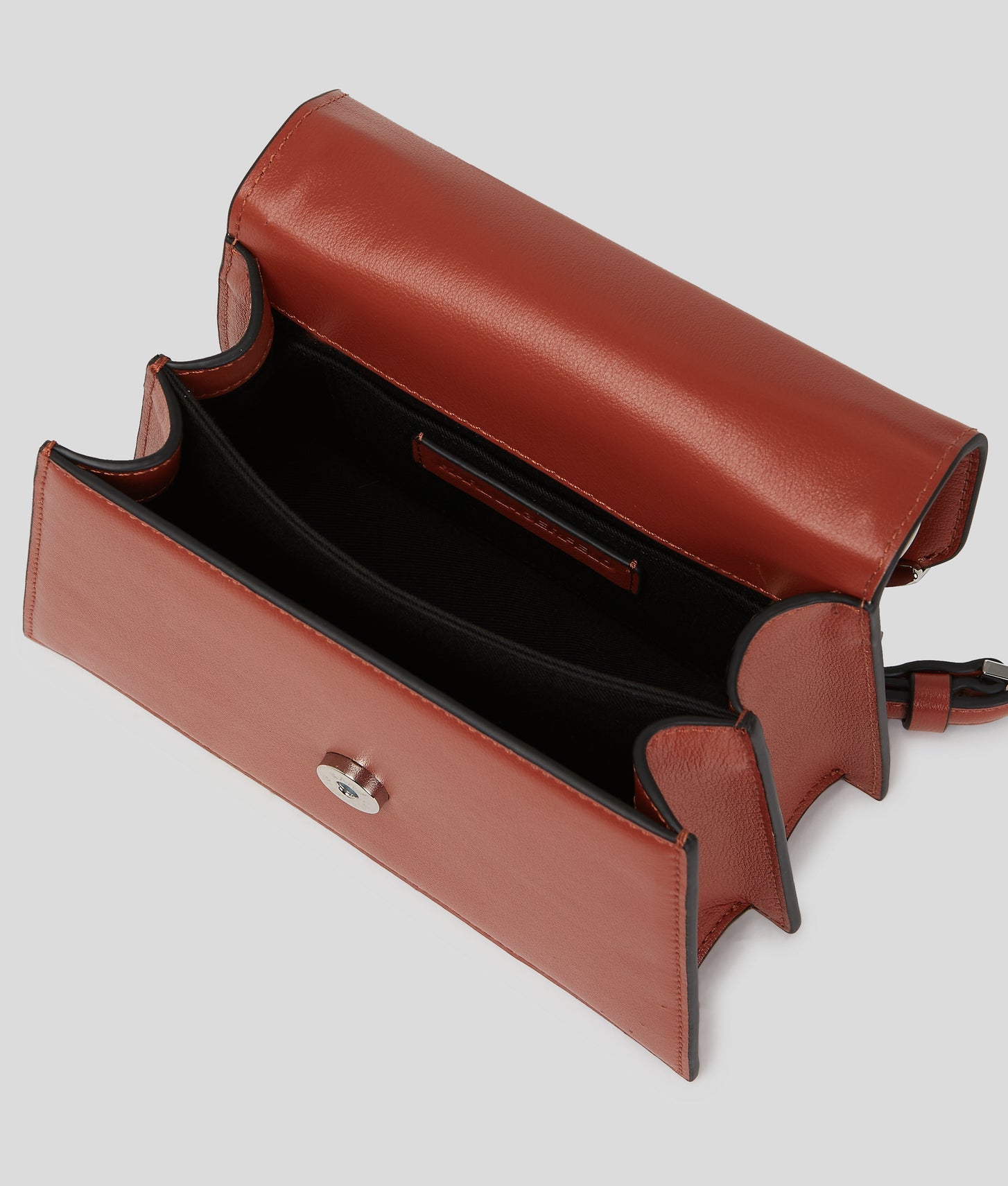 KarlLagerfeld Ksignature Small Crossbody Bag Red Brick