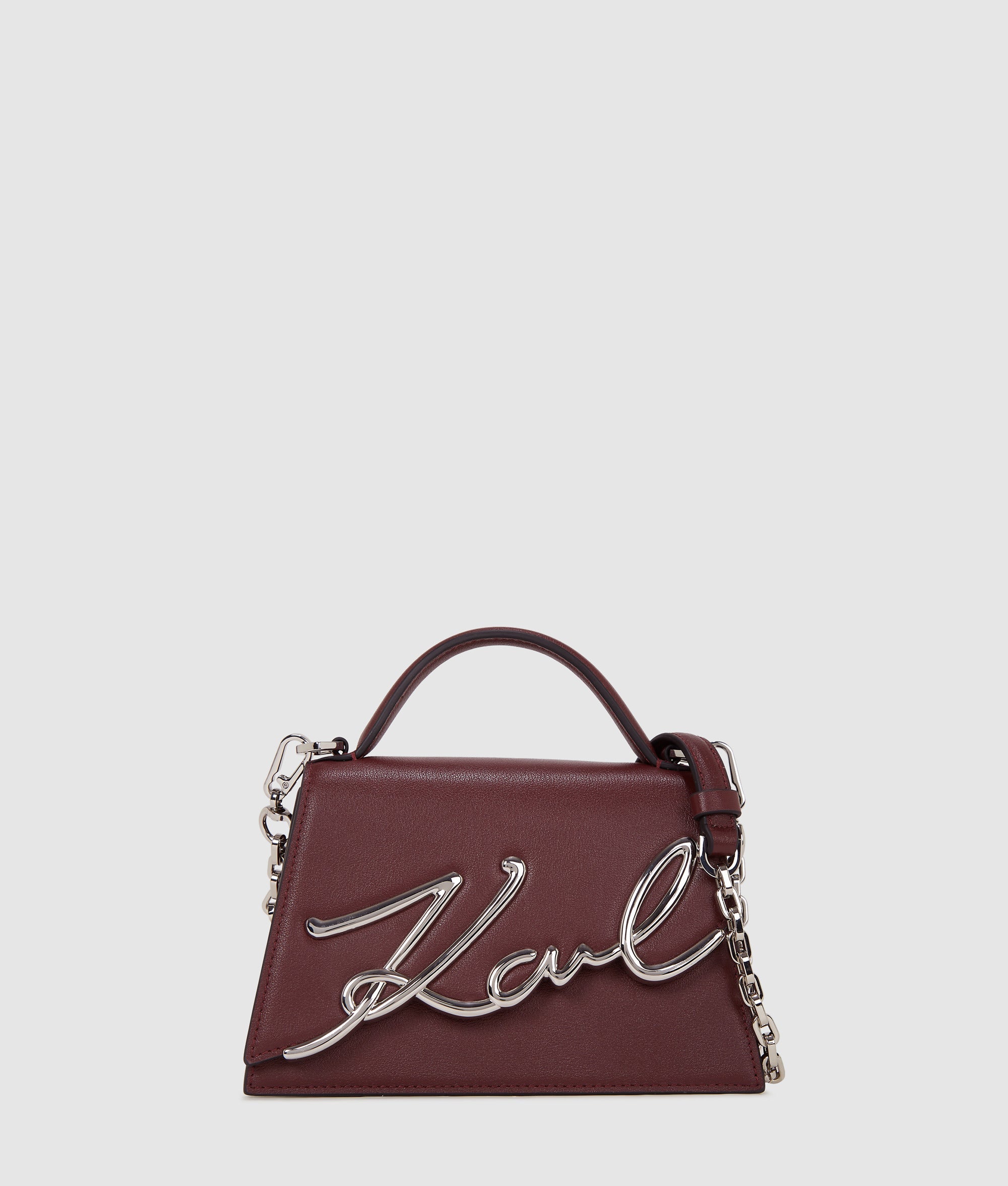 KarlLagerfeld Ksignature Small Crossbody Bag Windsor Wine