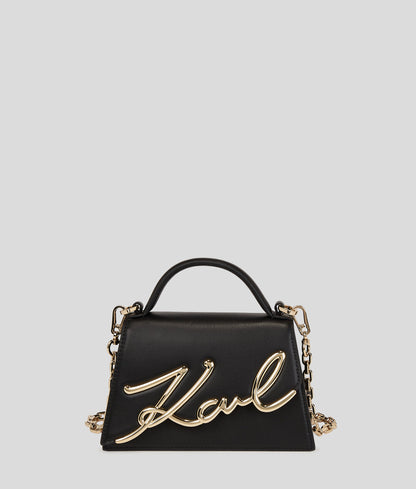 KarlLagerfeld Ksignature Small Crossbody Bag Black/Gold