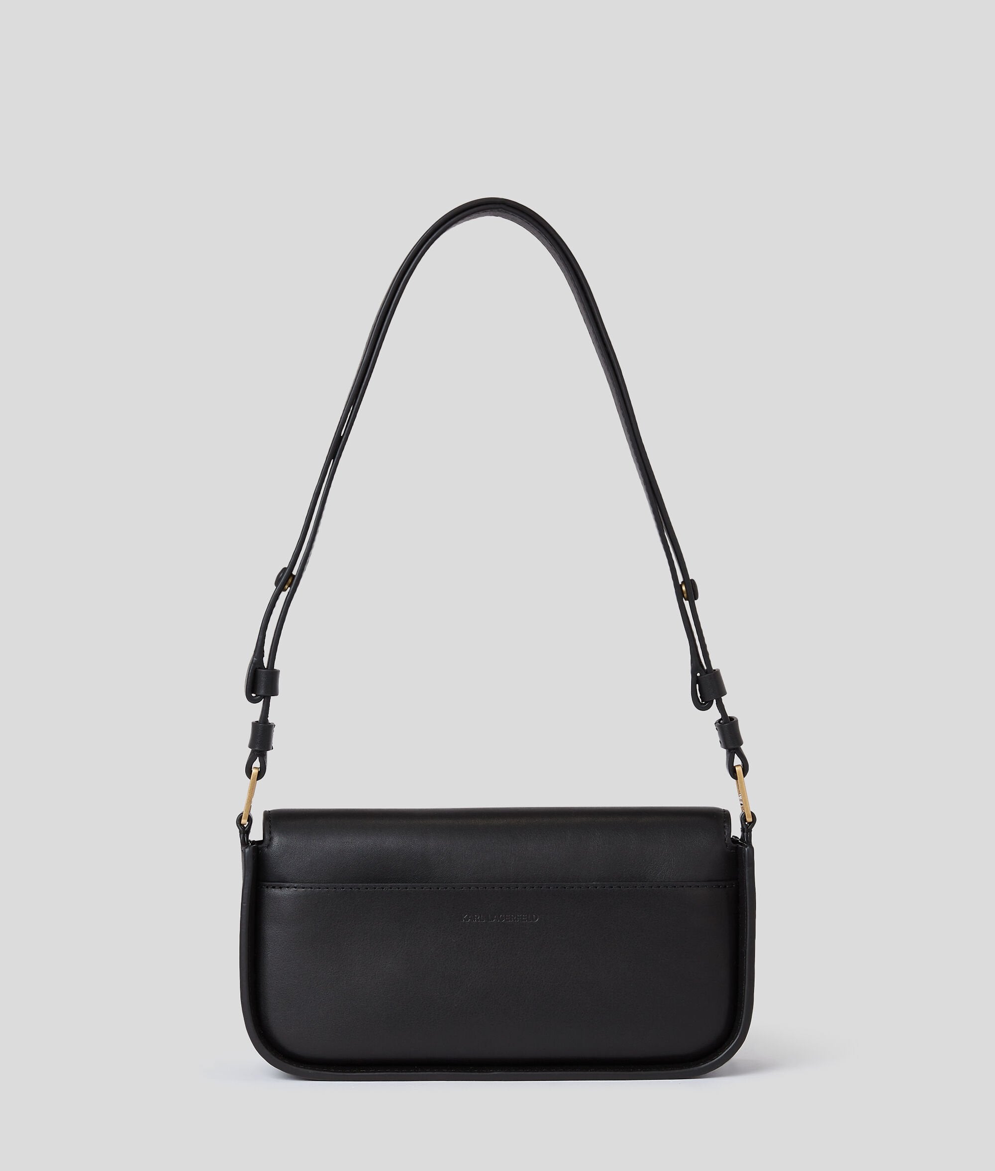 K/Signature Two-Way Crossbody Bag Black-Vibration Gold Black-Vibration Gold