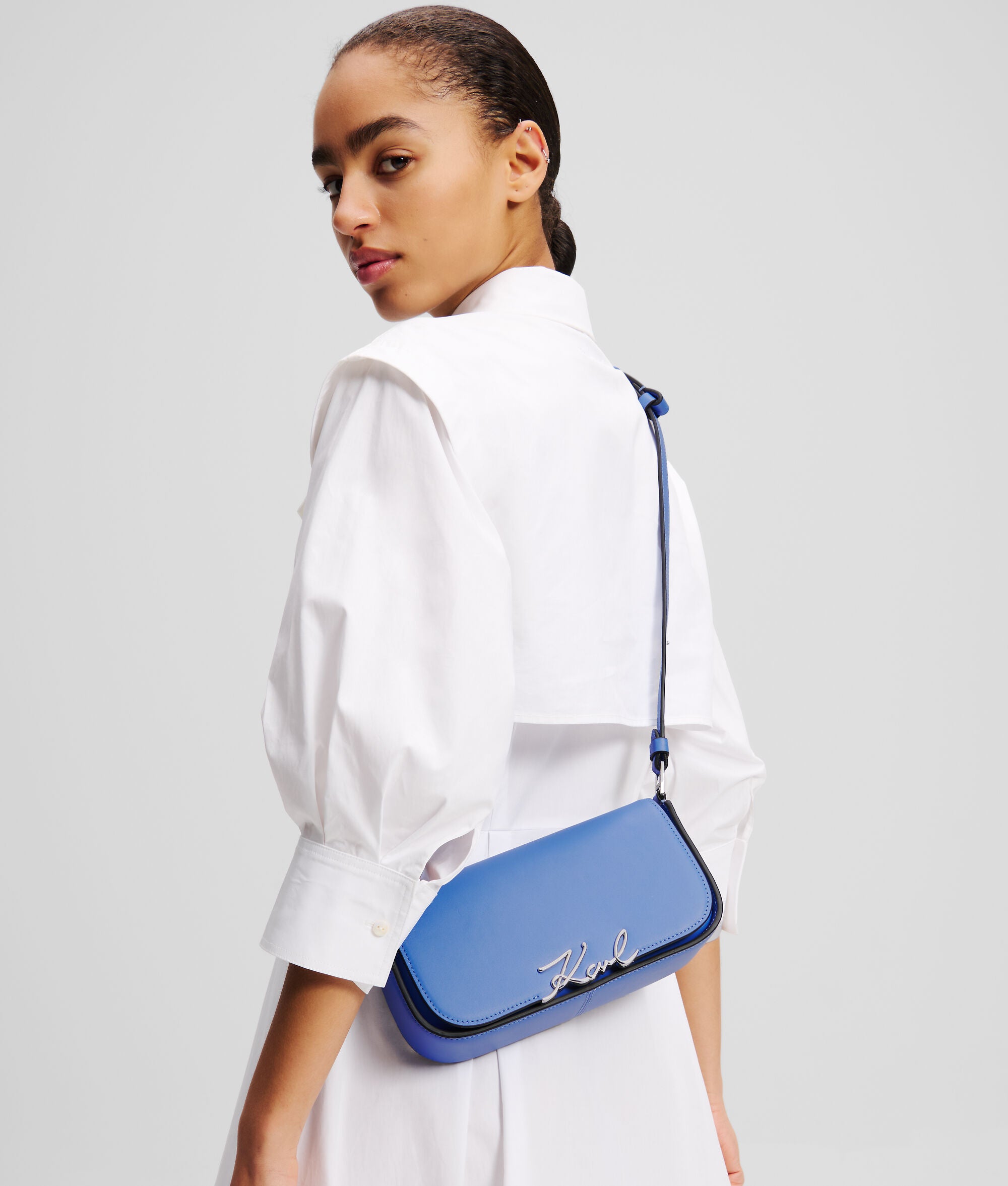 K/Signature Two-Way Crossbody Bag Ultramarine Ultramarine