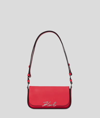 KarlLagerfeld Ksignature Two-Way Crossbody Bag Hibiscus