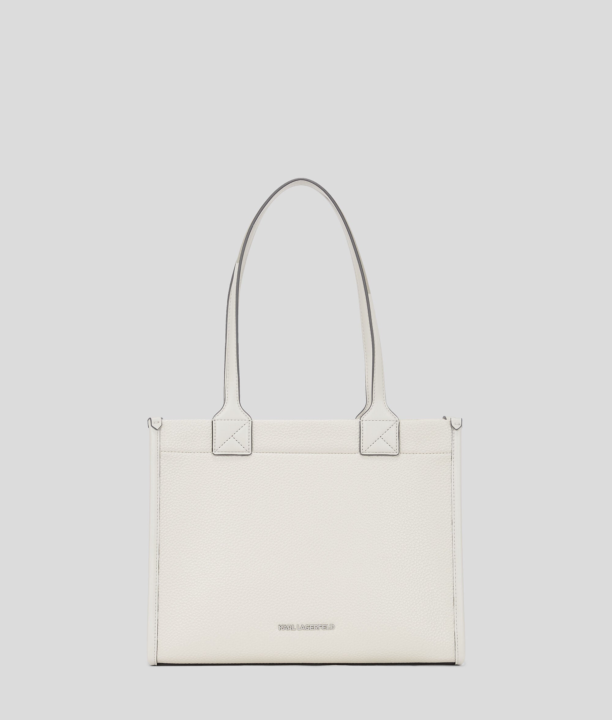 K/Skuare Grainy Medium Tote Bag Off White Off White