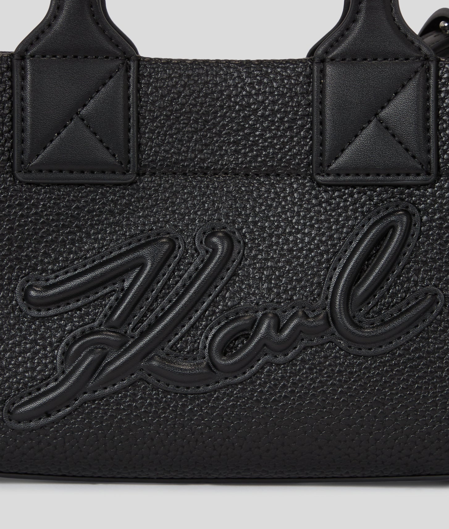 KarlLagerfeld Kskuare Grainy Small Tote Grainy Black