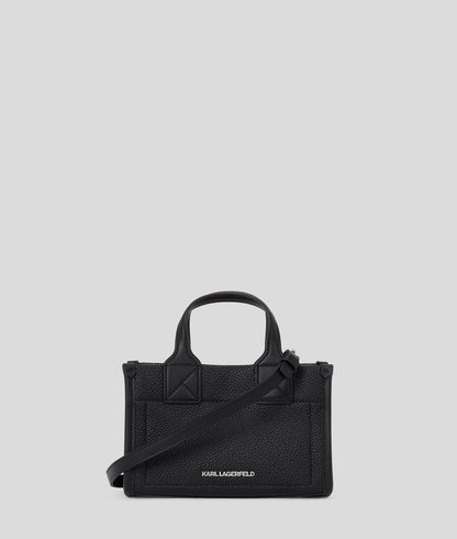 KarlLagerfeld Kskuare Grainy Small Tote Grainy Black