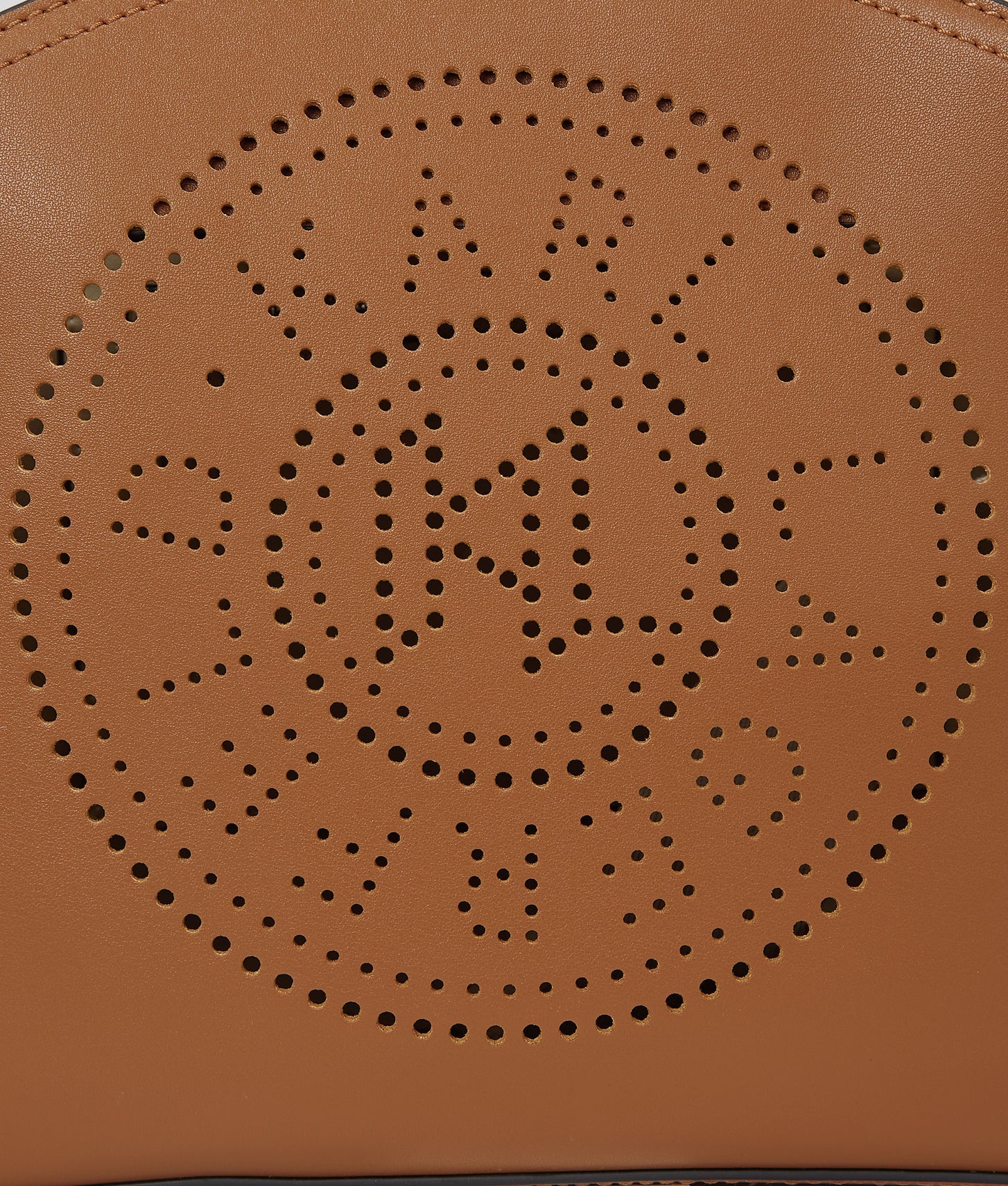 KarlLagerfeld Kcircle Perforated Small Tote Bag Dark Tan