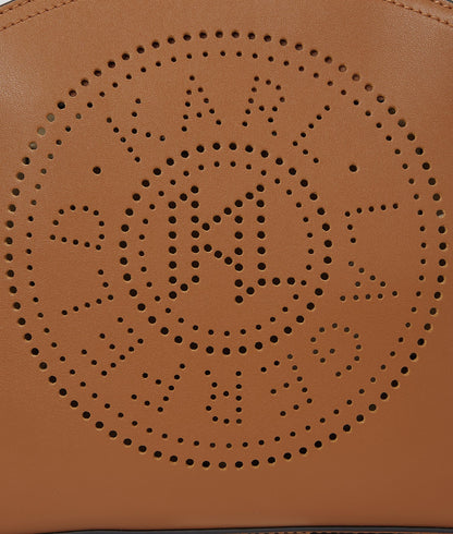 KarlLagerfeld Kcircle Perforated Small Tote Bag Dark Tan