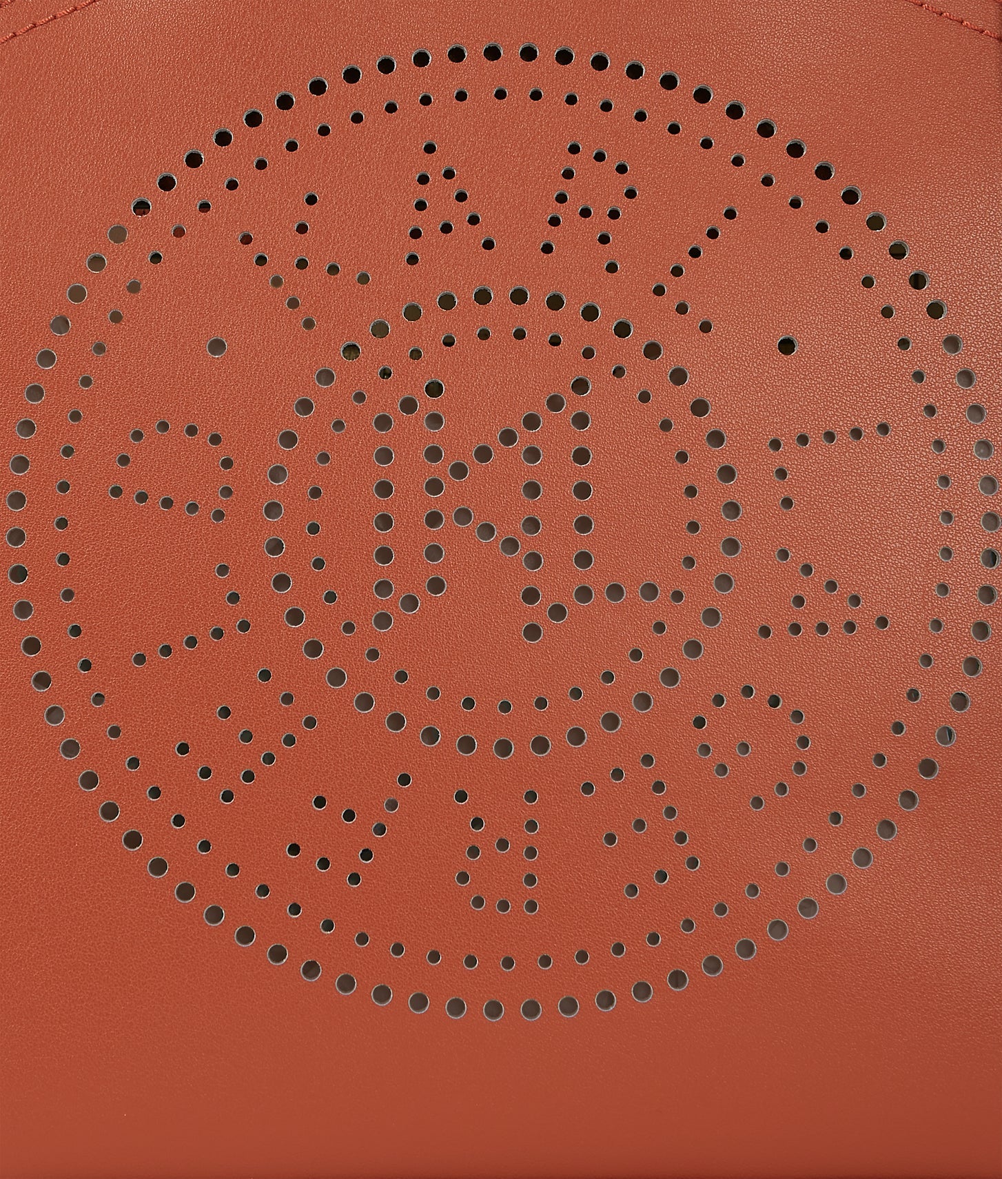 KarlLagerfeld Kcircle Perforated Small Tote Bag Red Brick