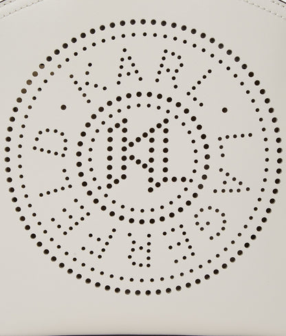 KarlLagerfeld Kcircle Perforated Small Tote Bag Cement