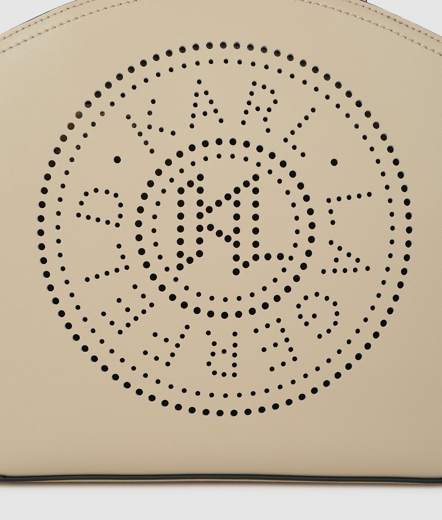 KarlLagerfeld Kcircle Perforated Small Tote Bag Safari