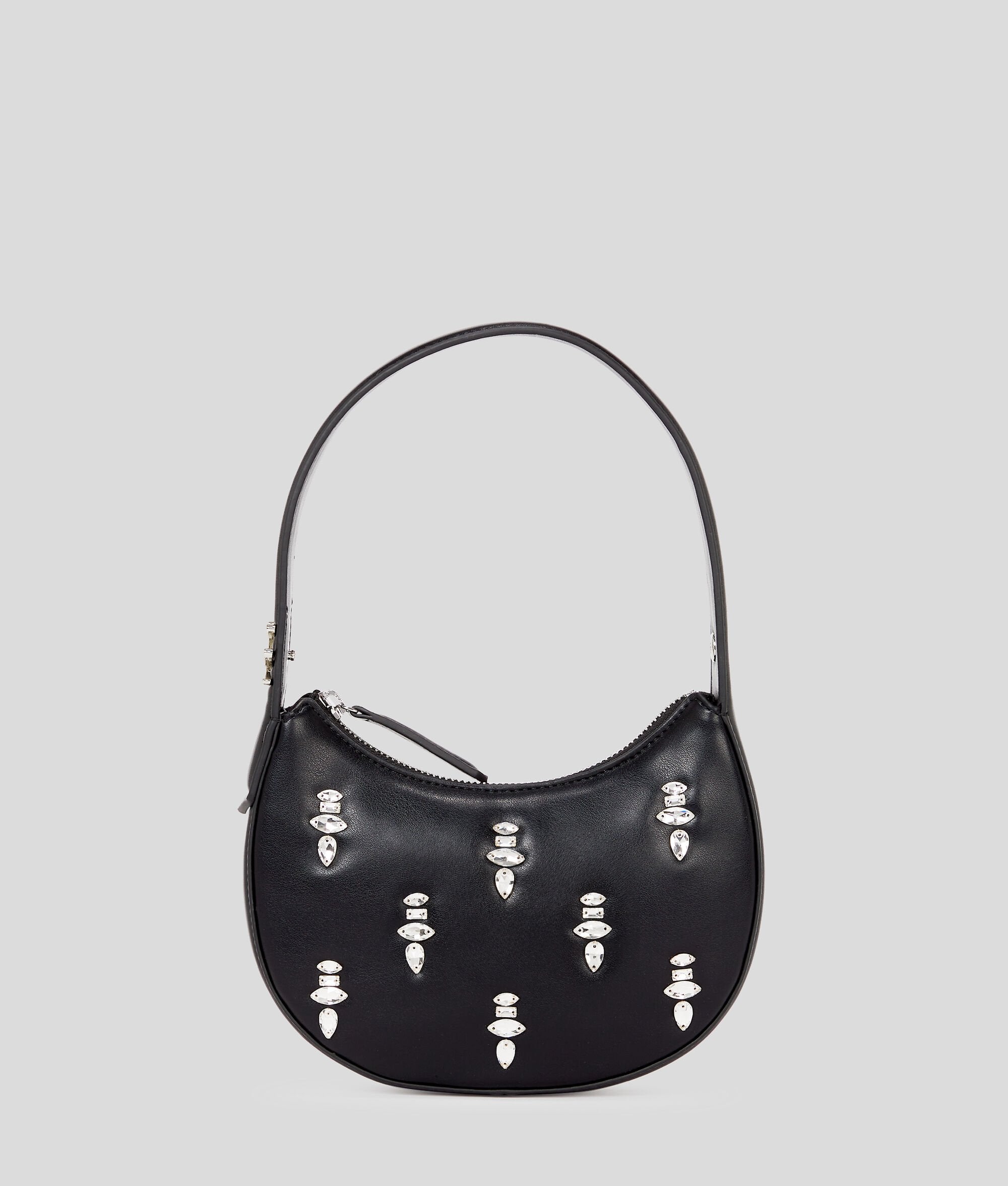 K/SoirŽe Embellished Half-Moon Bag Black Black
