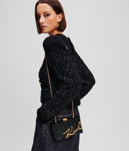 KarlLagerfeld Ksoirée Clutch Black