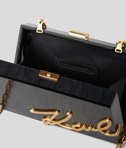 KarlLagerfeld Ksoirée Clutch Black