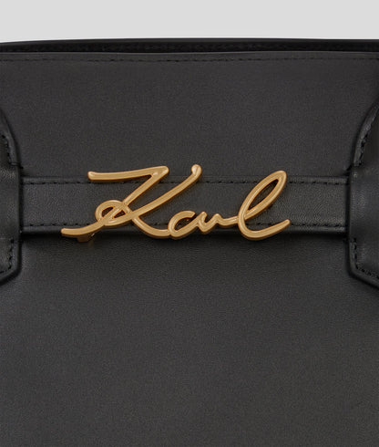 KarlLagerfeld Ksignature Top-Handle Bag Black/Gold