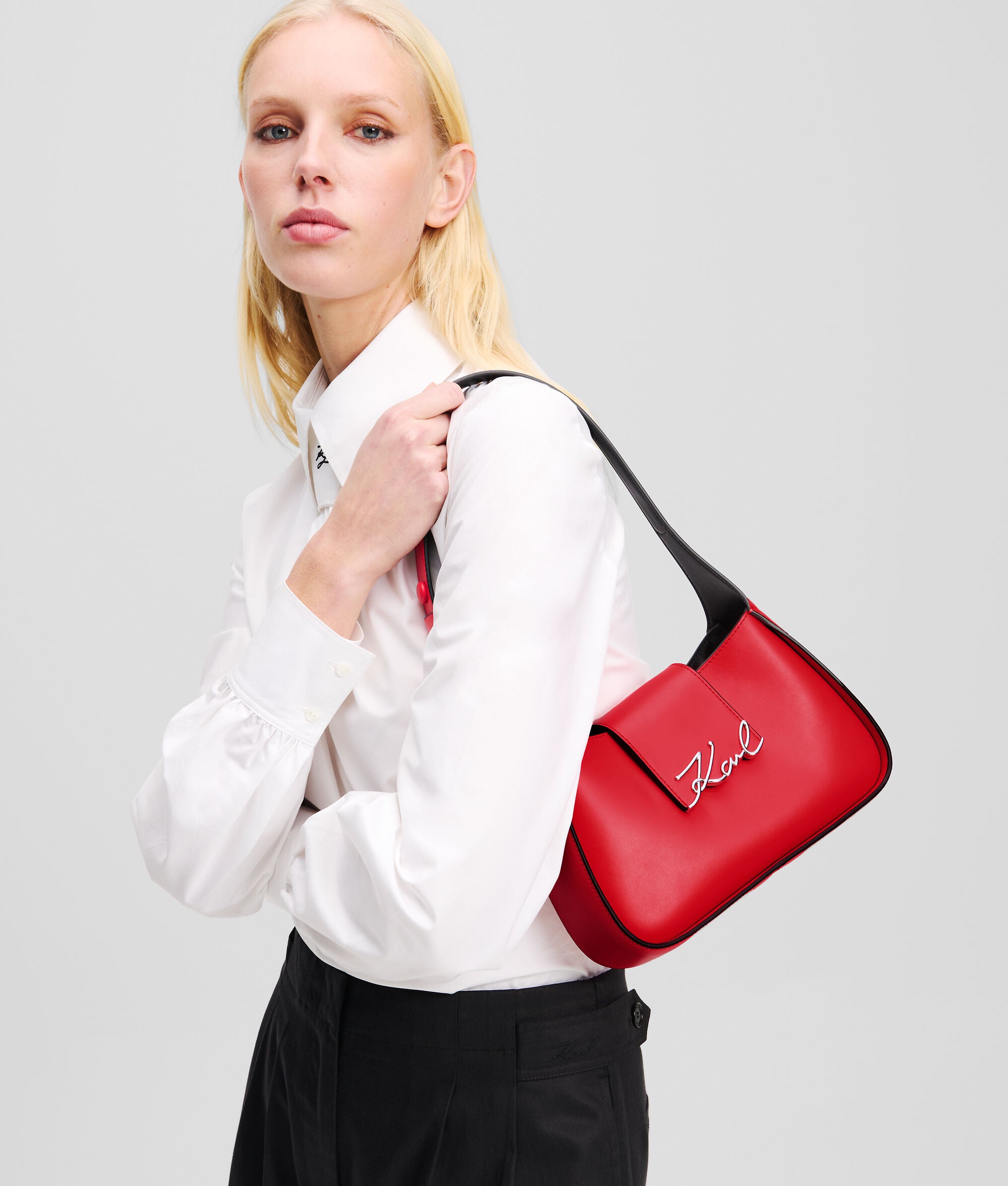 K/Signature Small Shoulder Bag Hibiscus Hibiscus