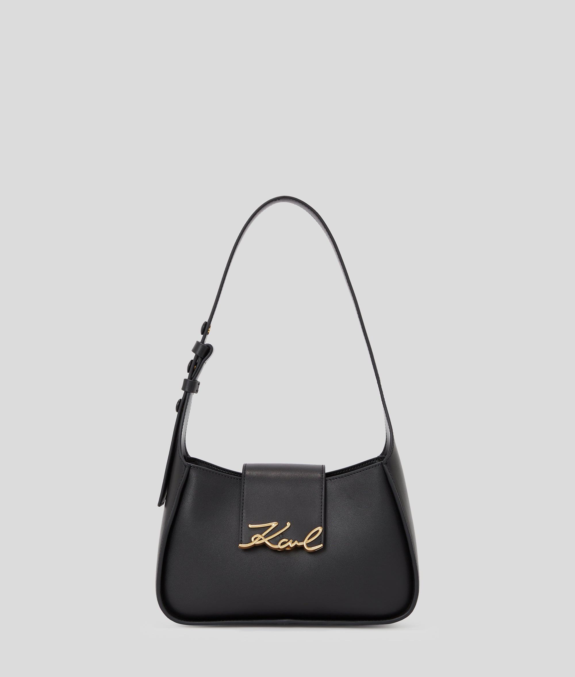 KarlLagerfeld Ksignature Small Shoulder Bag Black/Gold