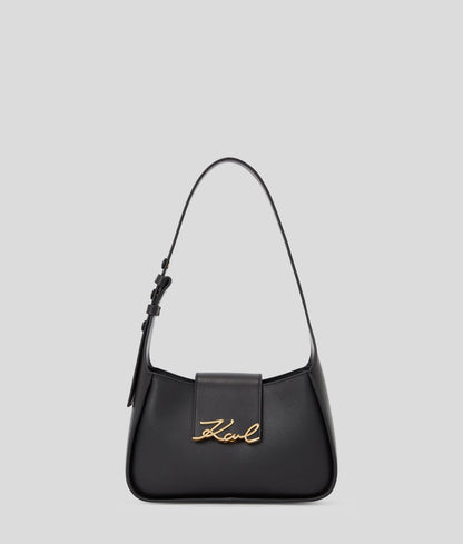 KarlLagerfeld Ksignature Small Shoulder Bag Black/Gold